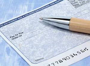 الشيك في المنام