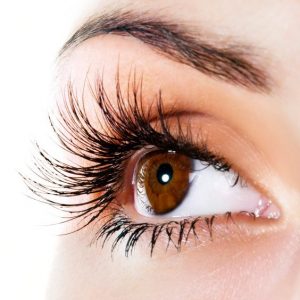 Long eyelashes in a dream