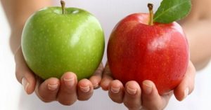 حلم التفاح الأحمر والأخضر