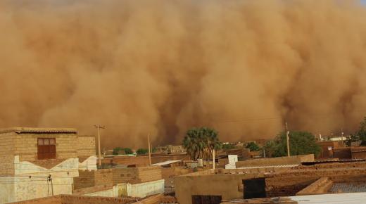 Semantik af fortolkningen af ​​en sandstormdrøm af Ibn Sirin