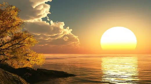 20 najdôležitejších interpretácií sna o slnku vychádzajúceho zo západu od Ibn Sirina